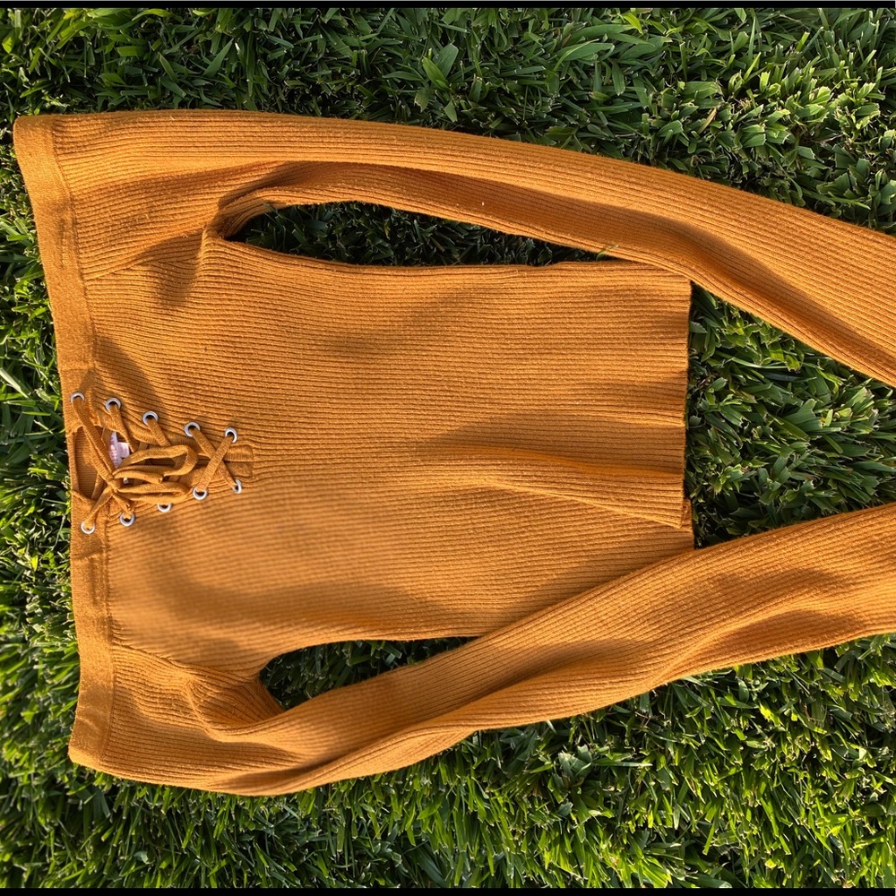 off the shoulder long sleeve
